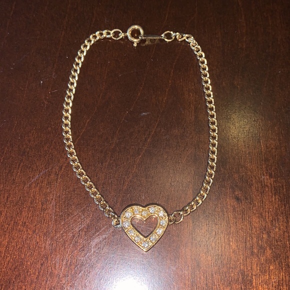 2/$40 👸🏻 NWOT Vintage Avon Large Here’s My Heart Bracelet ❤️ - Picture 7 of 10